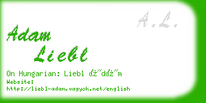 adam liebl business card